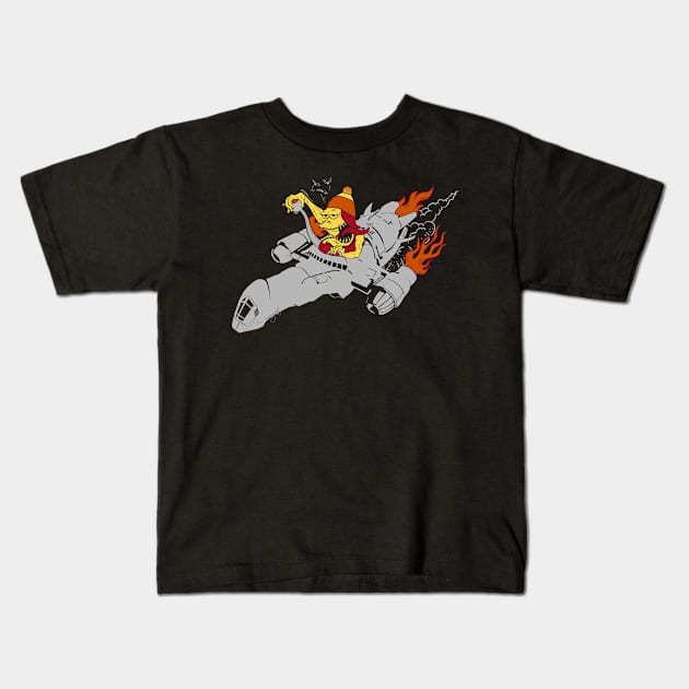 Fire Fink Kids T-Shirt by emoryarts